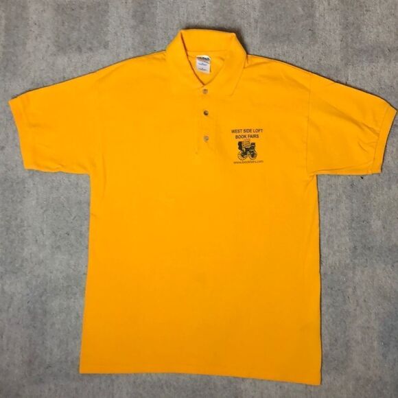 Vintage Early 2000s West Side Loft Book Fairs Polo | Medium - Picture 1 of 6